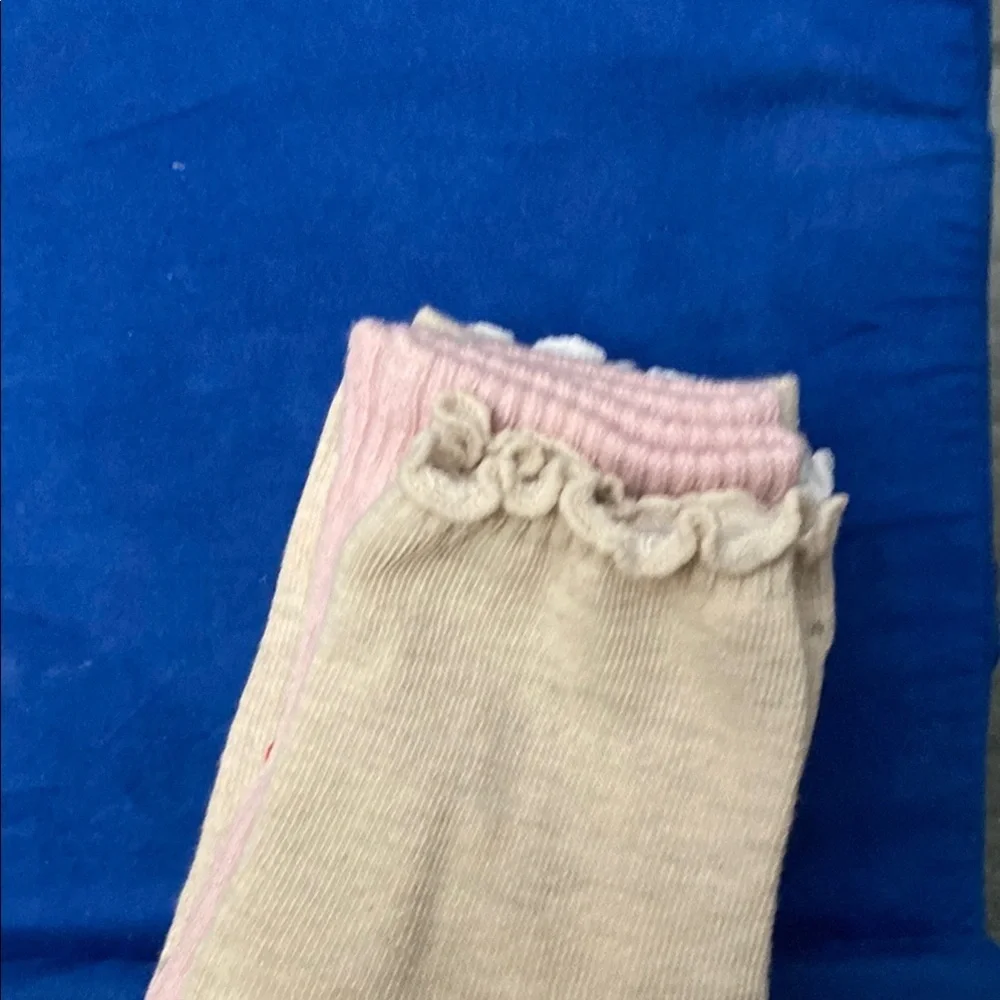 New Ed Hardy Pink and White Mid Crew Socks
